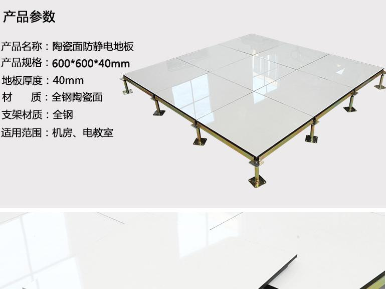全钢陶瓷防静电地板